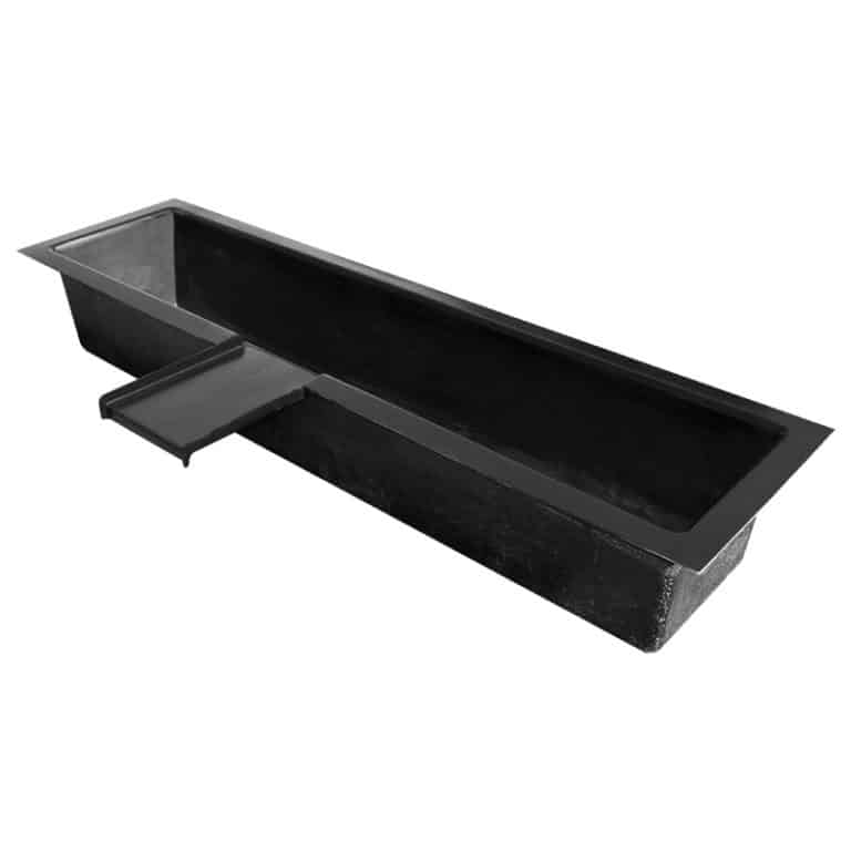 Vijver bovengronds 225x60x35 met waterval polyester 2112