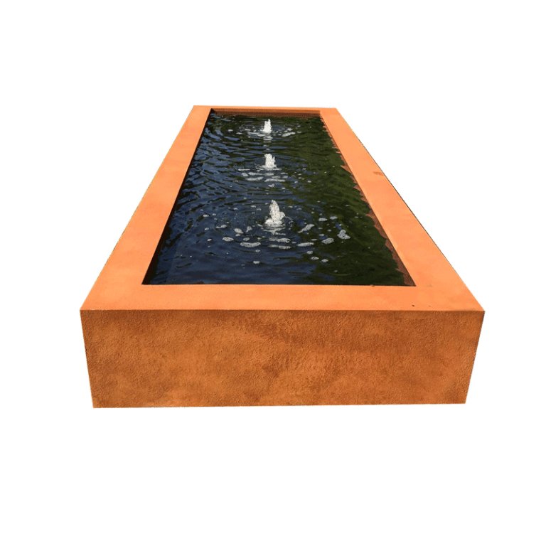 Watertafel corten 360x120x35