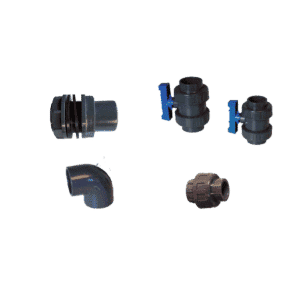 Accessoires in PVC voor de vijver