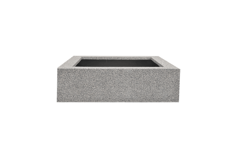 Rots-look omkadering voor bovengrondse vijver of fonteinbak