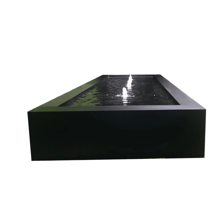 watertafel 360x120x35 mat zwart exclusivegarden