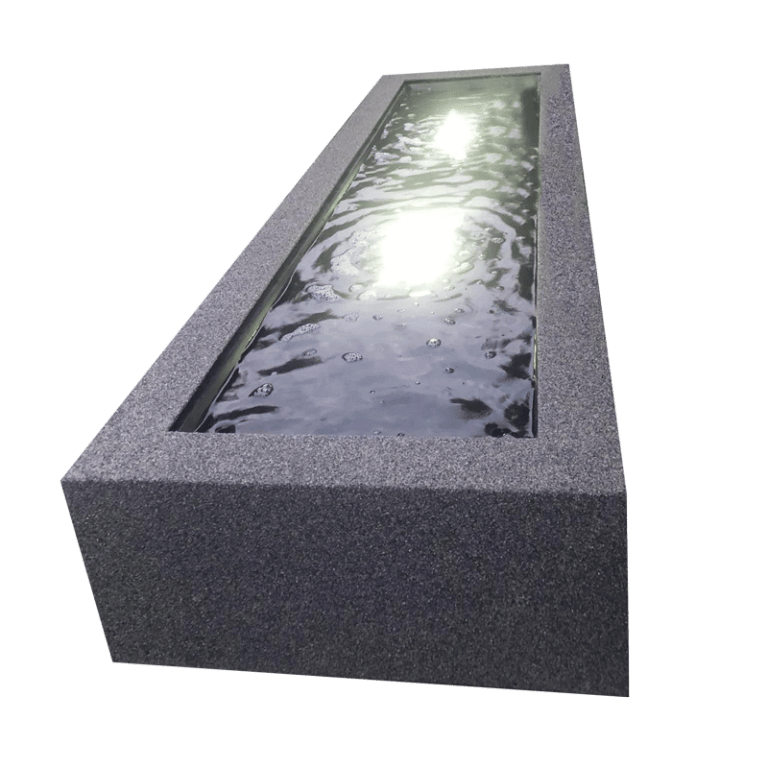 watertafel rechthoek antraciet