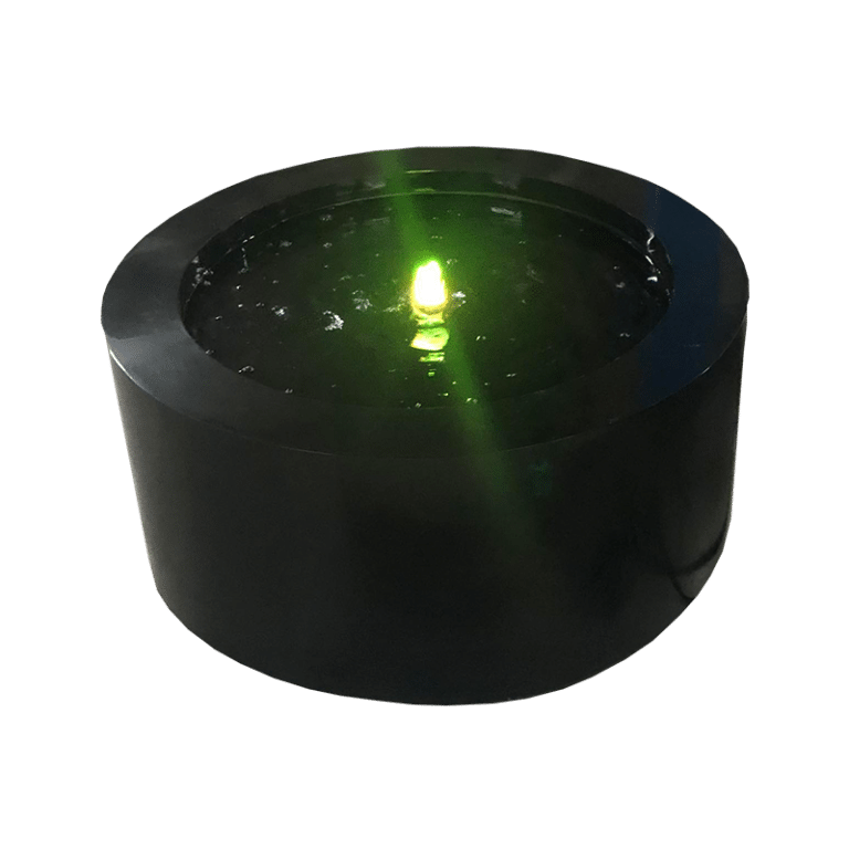 watertafel rond zwart