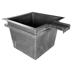 Plantenfilter bovengronds 120 x 120 x 90 met waterval